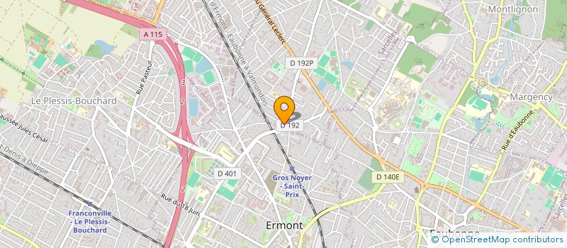 localisation de l'entreprise LUCA'S GARDEN à SAINT-PRIX