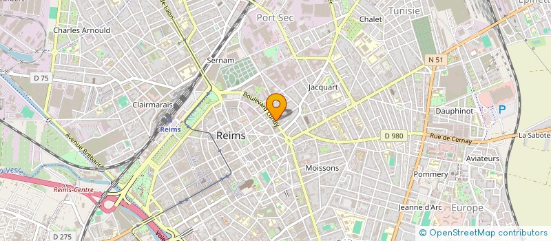 localisation de l'entreprise LUCABRASI  REIMS
