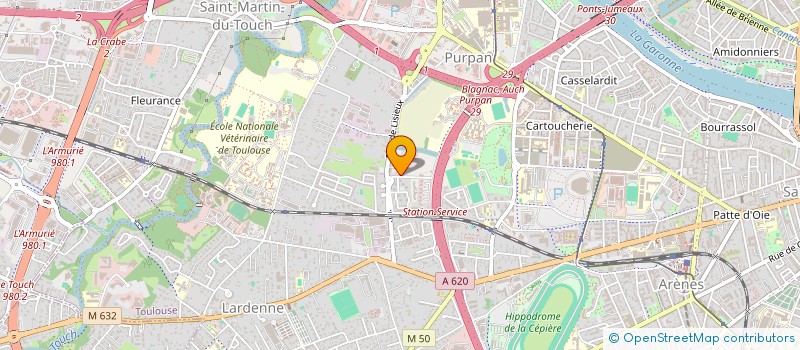 localisation de l'entreprise LUCACT à TOULOUSE
