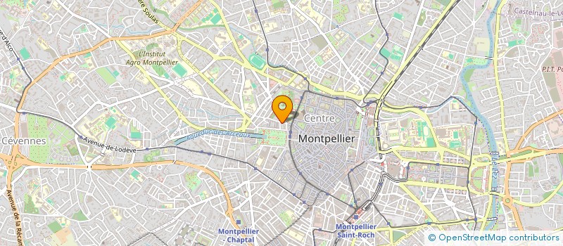 localisation de l'entreprise LUCADIER à MONTPELLIER