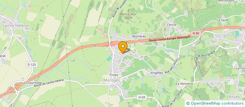 localisation de l'entreprise LUCAEDEN  MOROGES