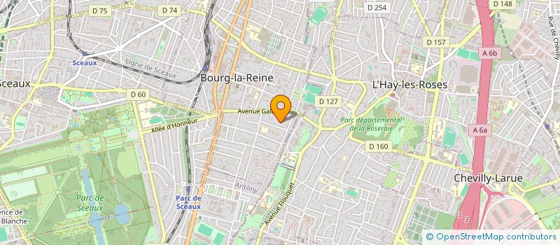 localisation de l'entreprise LUCAEM CONSEIL à BOURG-LA-REINE