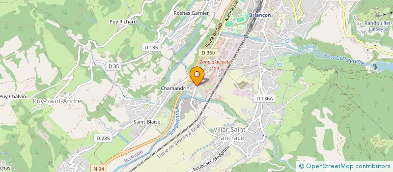 localisation de l'entreprise LUCALENA à BRIANCON