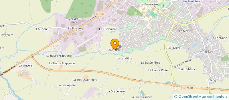 localisation de l'entreprise LUCALI  LES HERBIERS