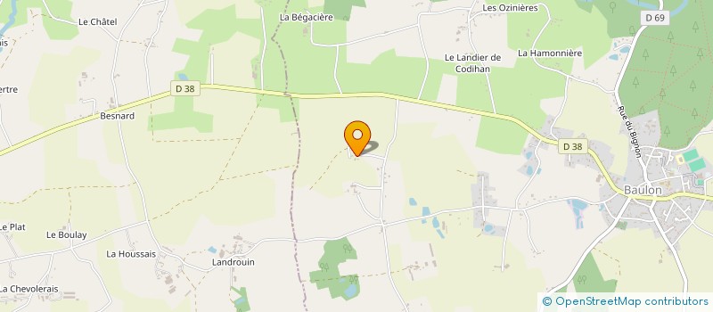 localisation de l'entreprise LUCALO  BAULON