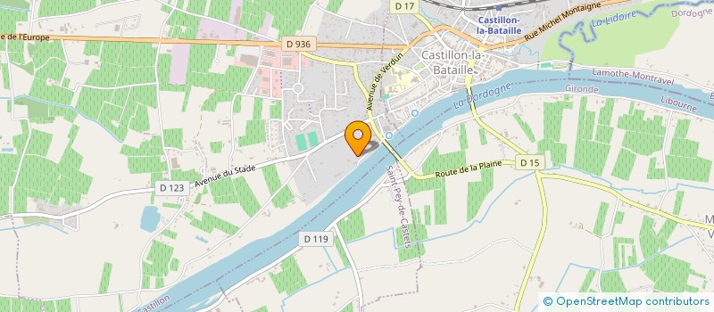 localisation de l'entreprise LUCALVILOU  SAINT-MAGNE-DE-CASTILLON