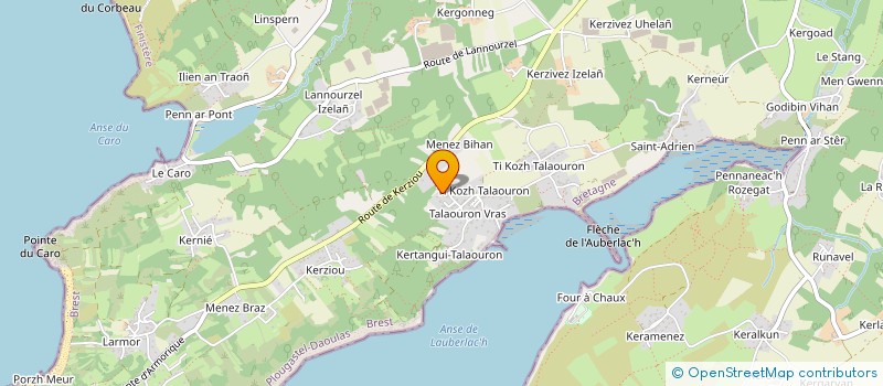 localisation de l'entreprise LUCAMAGA  PLOUGASTEL-DAOULAS