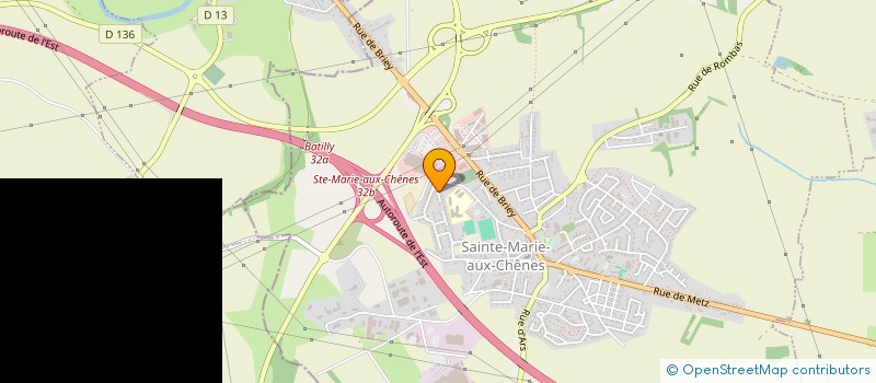 localisation de l'entreprise LUCAMAX ASSOCIES  SAINTE-MARIE-AUX-CHENES