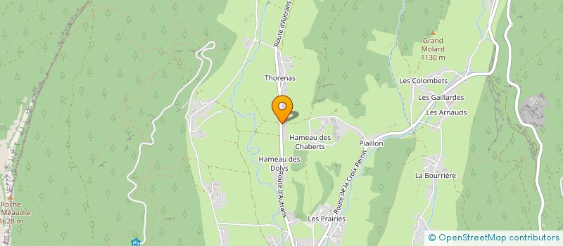 localisation de l'entreprise LUCAMILA  AUTRANS-MEAUDRE EN VERCORS