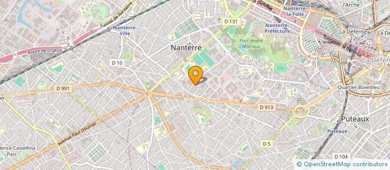 localisation de l'entreprise LUCANDRA  NANTERRE