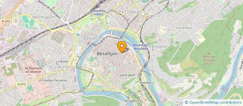 localisation de l'entreprise LUCANDRE à BESANCON