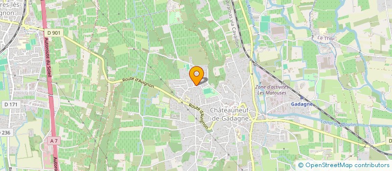 localisation de l'entreprise LUCANDREA  CHATEAUNEUF-DE-GADAGNE