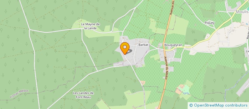 localisation de l'entreprise LUCANOUK  LISTRAC-MEDOC