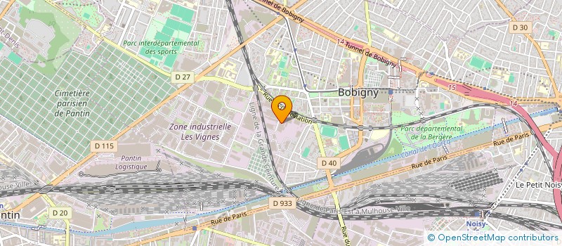 localisation de l'entreprise LUCAPEX à BOBIGNY
