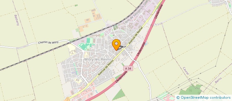 localisation de l'entreprise LUCAR INVEST  WITRY-LES-REIMS
