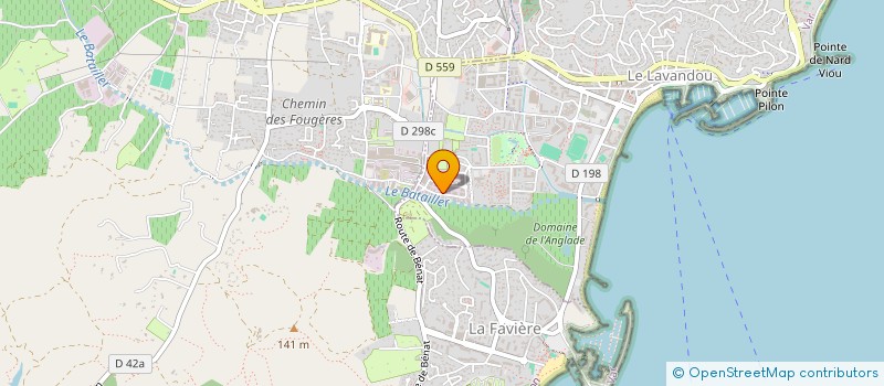 localisation de l'entreprise LUCARLA à LE LAVANDOU