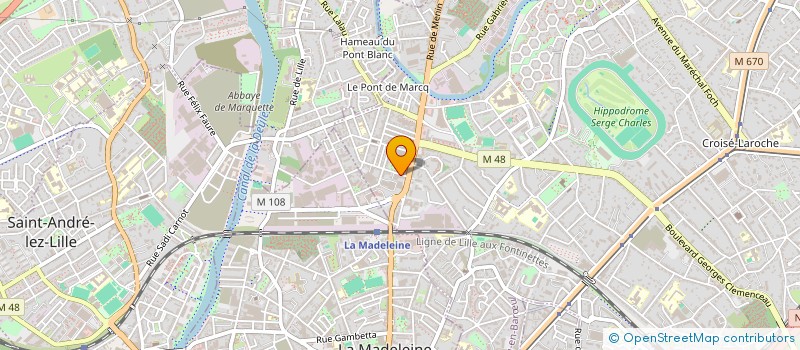 localisation de l'entreprise LUCARNO à MARCQ-EN-BARŒUL