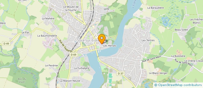 localisation de l'entreprise LUCARO  SUCE-SUR-ERDRE
