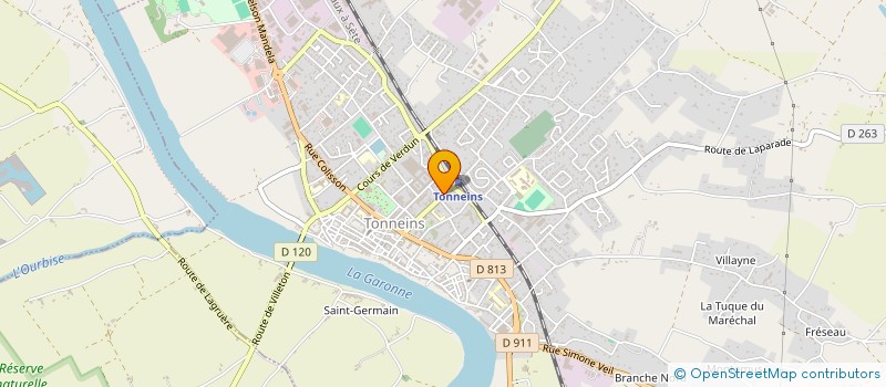 localisation de l'entreprise LUCAROMA  TONNEINS