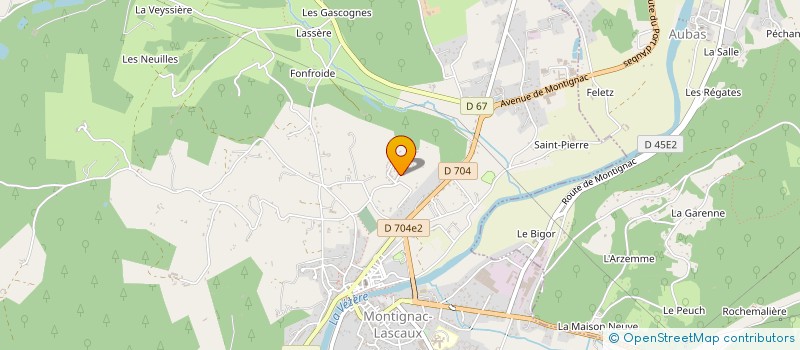 localisation de l'entreprise LUCAROSA à MONTIGNAC-LASCAUX