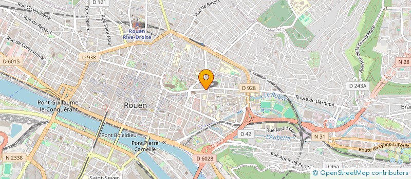 localisation de l'entreprise LUCAS 13 à ROUEN