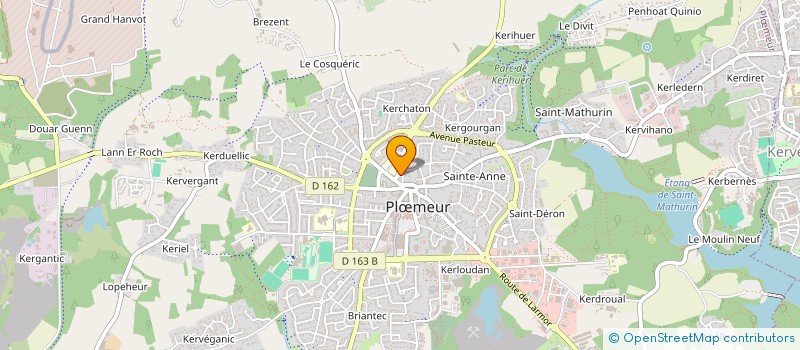 localisation de l'entreprise LUCAS 2 à PLOEMEUR