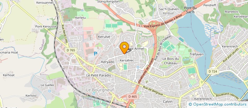 localisation de l'entreprise LUCAS 3  LORIENT