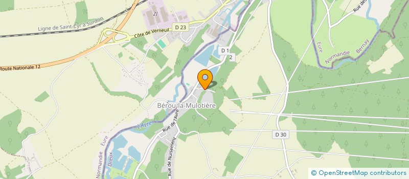 localisation de l'entreprise LUCAS à RUEIL-LA-GADELIERE