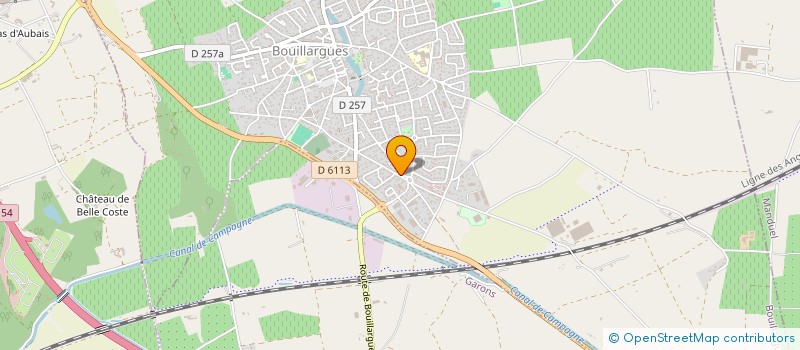 localisation de l'entreprise LUCAS à BOUILLARGUES