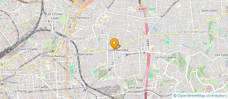 localisation de l'entreprise LUCAS à MARSEILLE