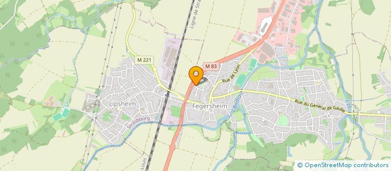 localisation de l'entreprise LUCAS  FEGERSHEIM