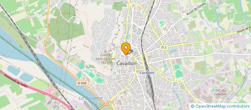 localisation de l'entreprise LUCAS  CAVAILLON