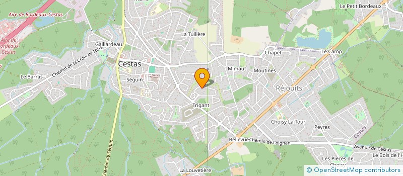 localisation de l'entreprise LUCAS  CERONS