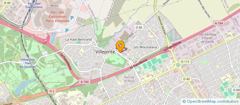 localisation de l'entreprise LUCAS à VILLEPINTE