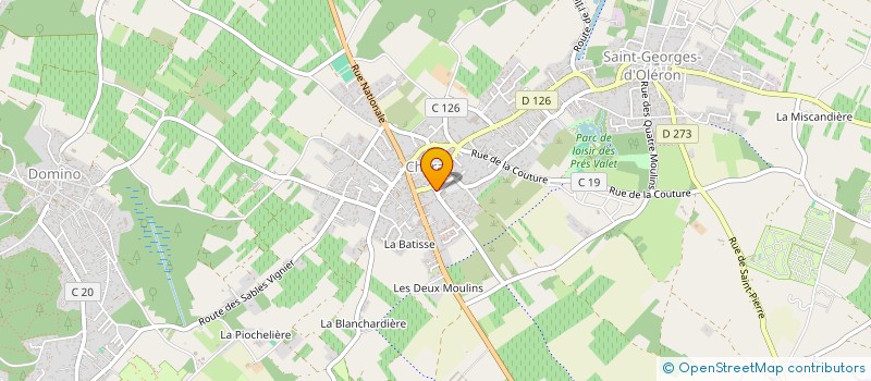 localisation de l'entreprise LUCAS  SAINT-GEORGES-D'OLERON