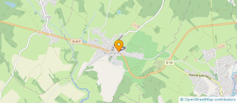 localisation de l'entreprise LUCAS  BOULIGNEY