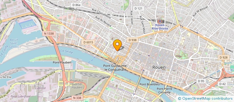 localisation de l'entreprise LUCAS à ROUEN