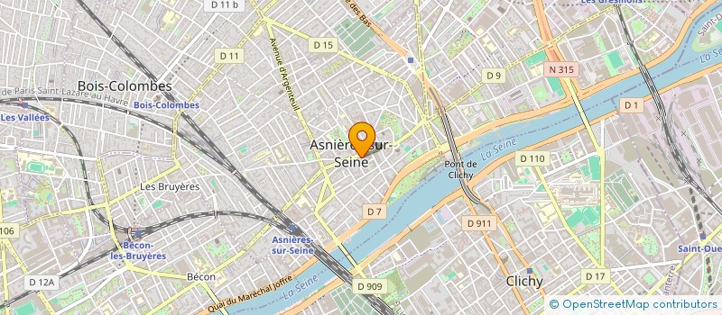 localisation de l'entreprise LUCAS à ASNIERES-SUR-SEINE