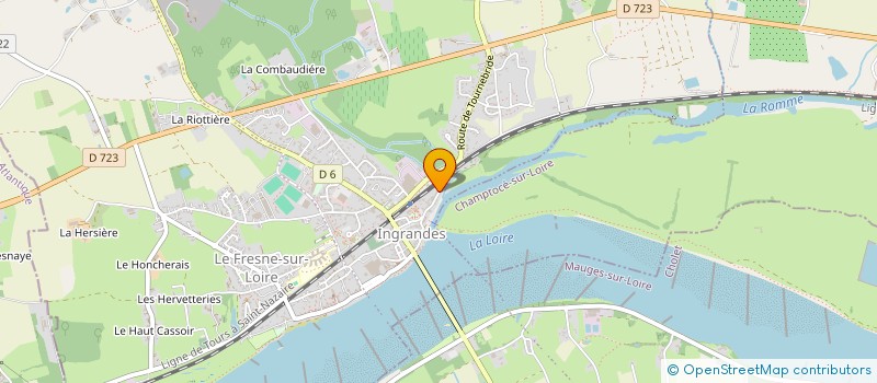 localisation de l'entreprise LUCAS  INGRANDES-LE-FRESNE-SUR-LOIRE