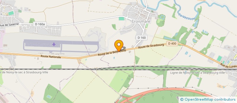 localisation de l'entreprise LUCAS ANDRES ARBORISTE  CROISMARE