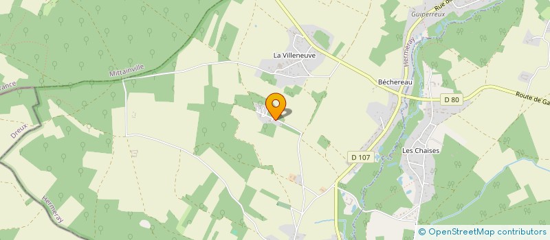 localisation de l'entreprise LUCAS'ARTS DECORATION  HERMERAY