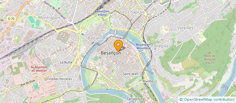 localisation de l'entreprise LUCAS BOISSELIER INVESTISSEMENTS à BESANCON
