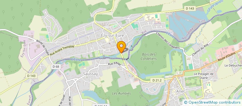 localisation de l'entreprise LUCAS BUCCIMMO  EZY-SUR-EURE