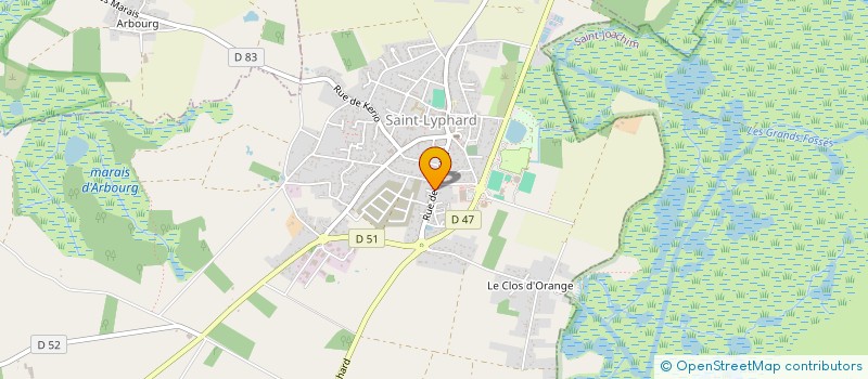 localisation de l'entreprise LUCAS CHRISTOPHE PROMOTION AMENAGEMENT à HERBIGNAC