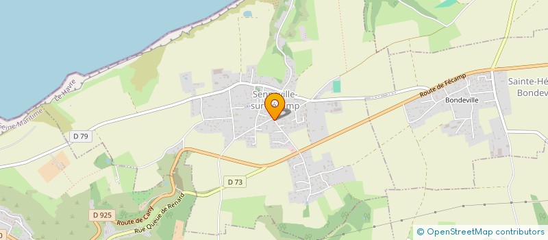 localisation de l'entreprise LUCAS COUVERTURE à SENNEVILLE-SUR-FECAMP