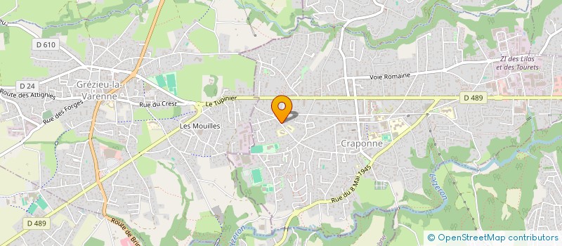 localisation de l'entreprise LUCAS DOUCHET IMMOBILIER  CRAPONNE