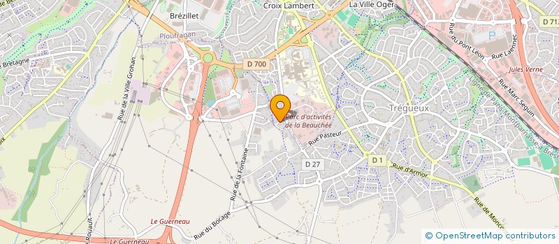 localisation de l'entreprise LUCAS DU CLOS DE LA GRANGE à SAINT-BRIEUC