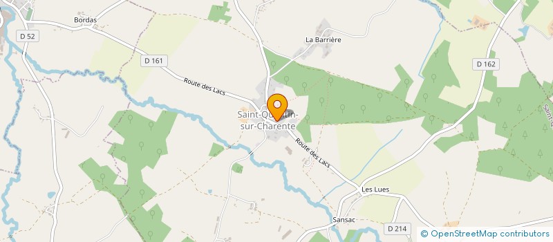 localisation de l'entreprise LUCAS DYLAN à SAINT-QUENTIN-SUR-CHARENTE
