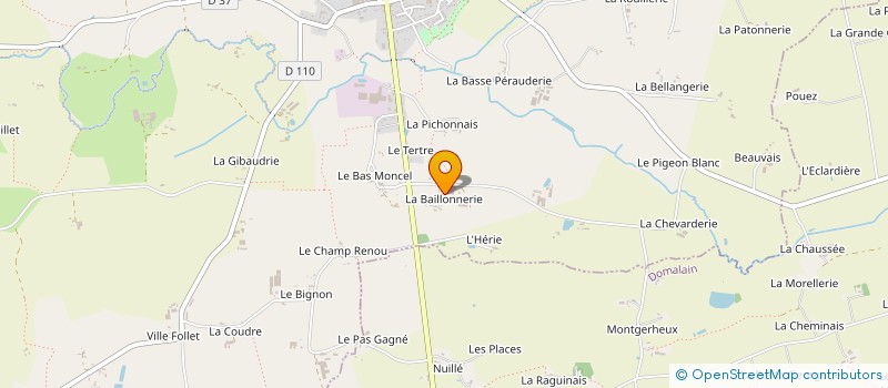 localisation de l'entreprise LUCAS EMBALLAGES à BAIS