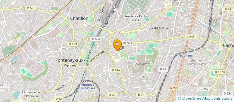 localisation de l'entreprise LUCAS ENTREPRISE GENERALE à BAGNEUX